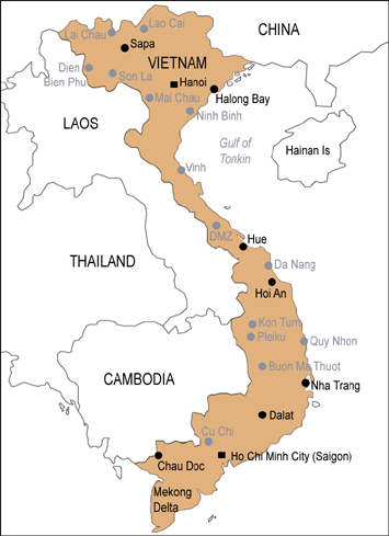 political maps of vietnam. A political backlash that